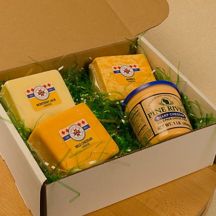 Holiday Cheese Gift Box In Wisconsin 