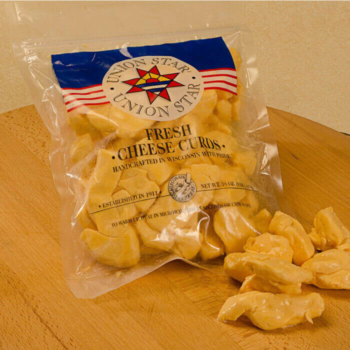 Cheddar Cheese Curds In Wisconsin