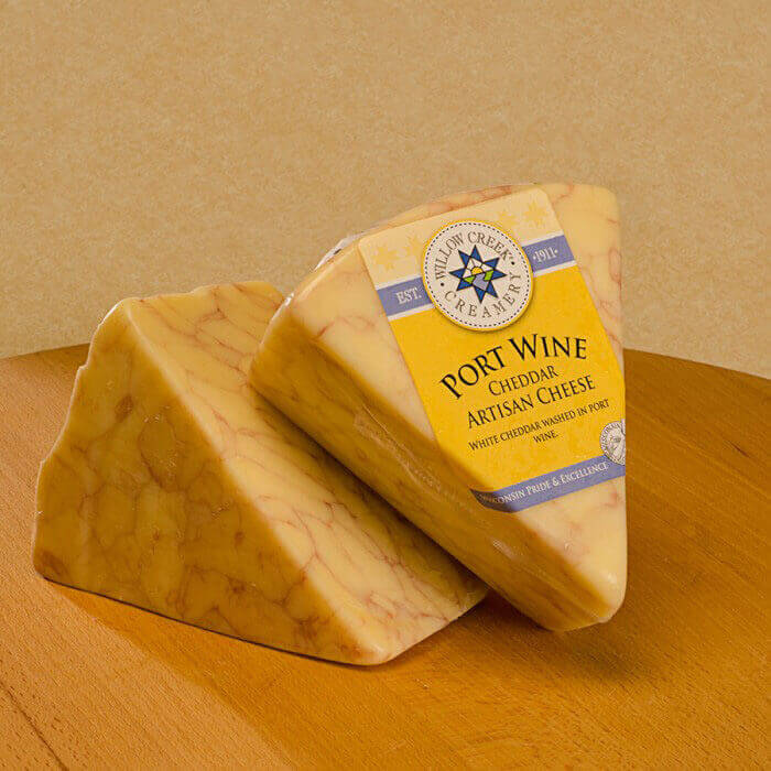 Port Wine Cheddar Cheese In Wisconsin