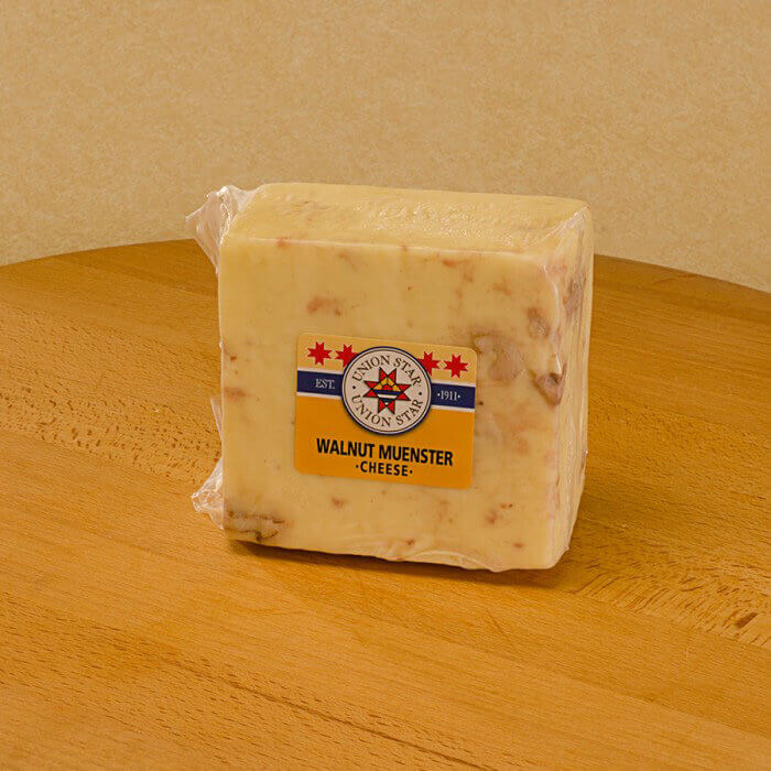 Walnut Muenster Cheese In Wisconsin